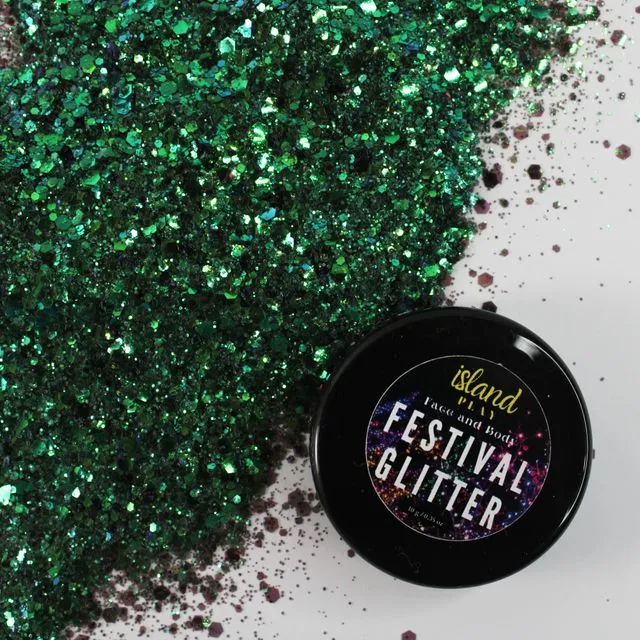 Iridescent Green - Festival Glitter (10g)