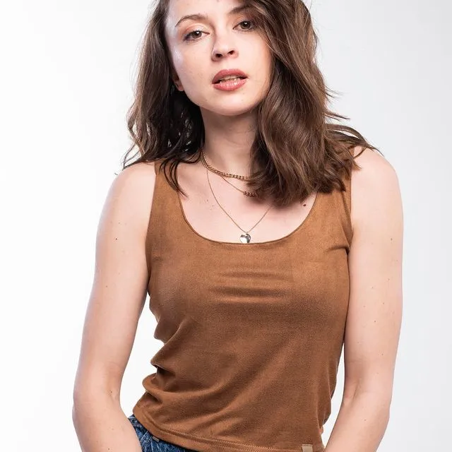 Soft Knit Top - Brown