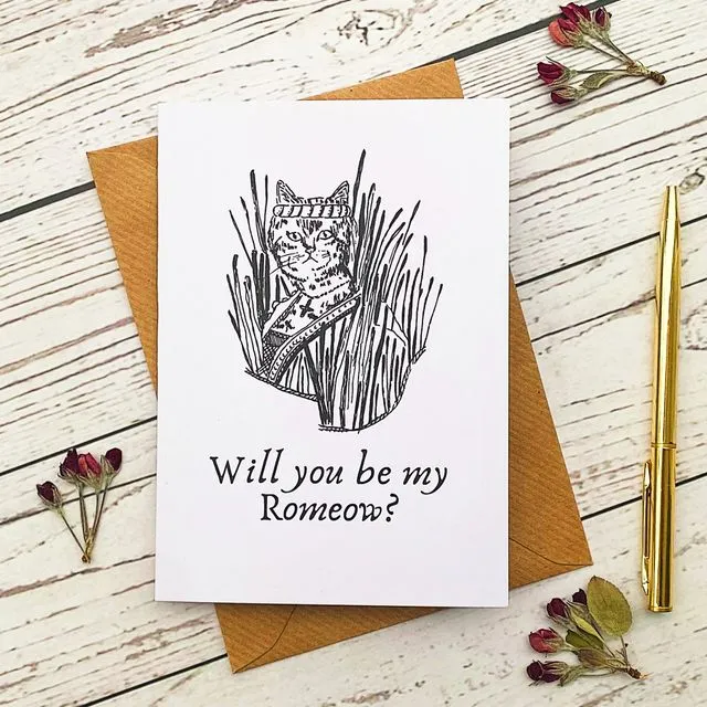 Romeow and Juliet Valentine's Day Card