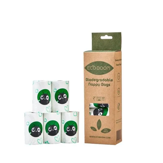 Biodegradable Nappy Bags | Pack of 100 bags