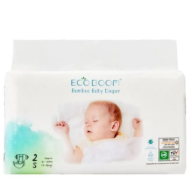 Bamboo Baby Nappies Pack of 36 - Small