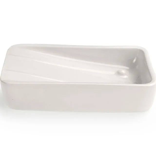 Ceramic soap dish
