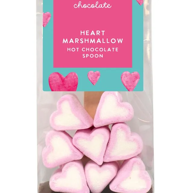 Heart Marshmallow Milk Hot Chocolate Spoon