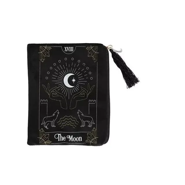 The Moon Tarot Card Zippered Bag