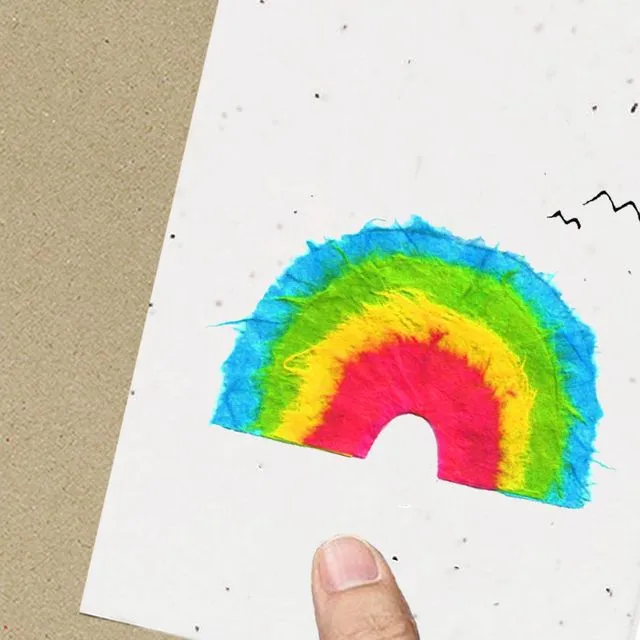 Rainbow Eco-Friendly Seeded Card