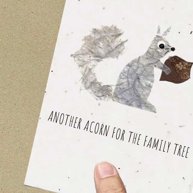 Baby Squirrel Card