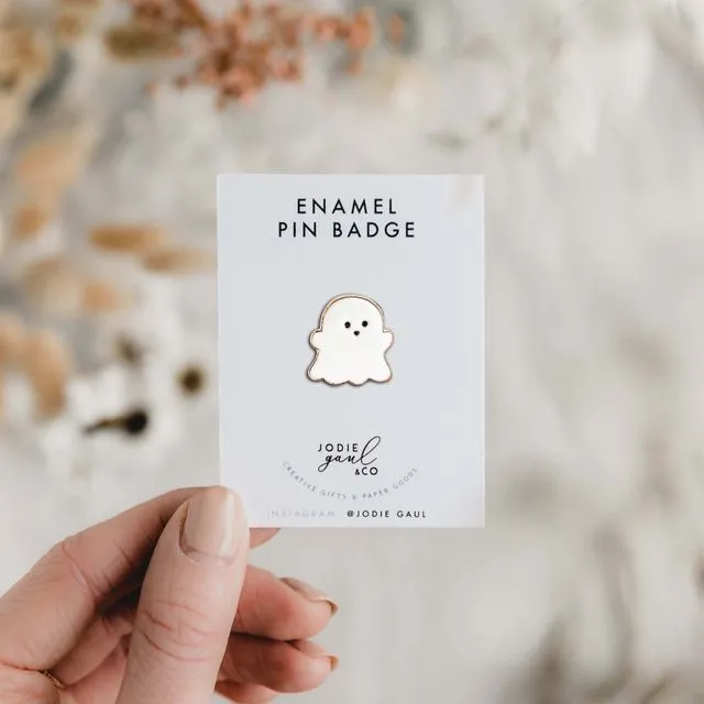 Halloween Cute Ghost Enamel Pin