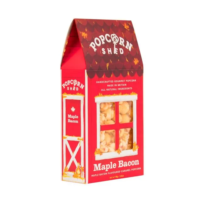 Maple Bacon Gourmet Popcorn Shed 80g: Case of 10