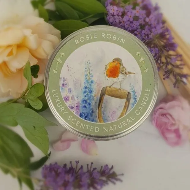 Rosie Robin Luxury Tinned Candle