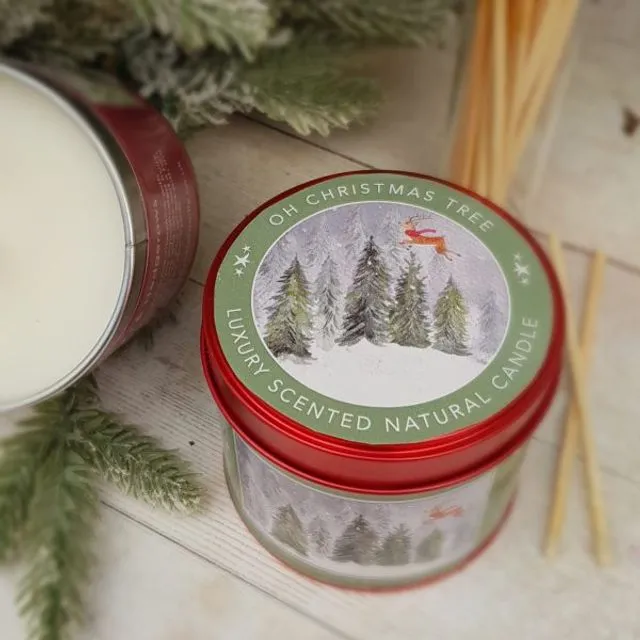 Oh Christmas Tree Luxury Tinned Candle