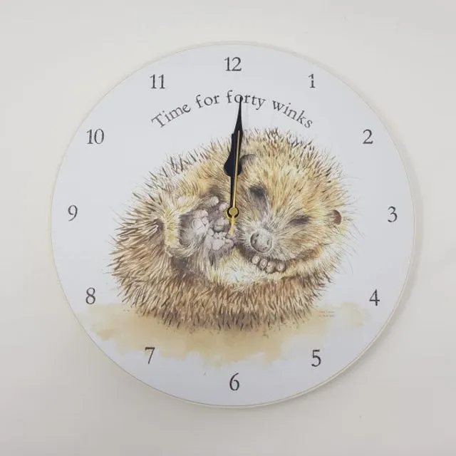 Forty Winks Wall Clock