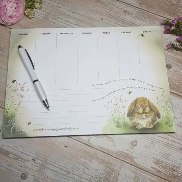 Honey Bunny Weekly Planner