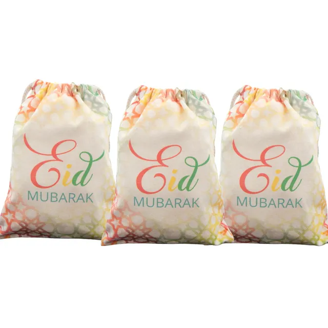 Eid Mubarak Favour Sack (3pk) - Geometric