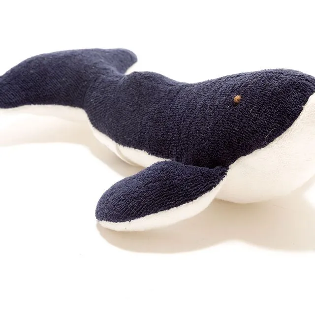 Fair Trade Organic Cotton Whale Baby Toy