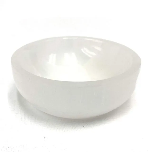 White Selenite Large Bowl 5" to 6 " Diameter