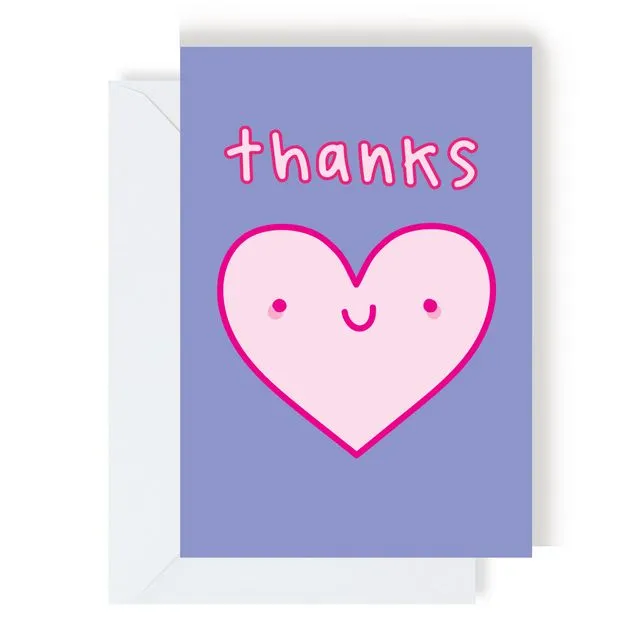 Heartful Thanks Greeting Card