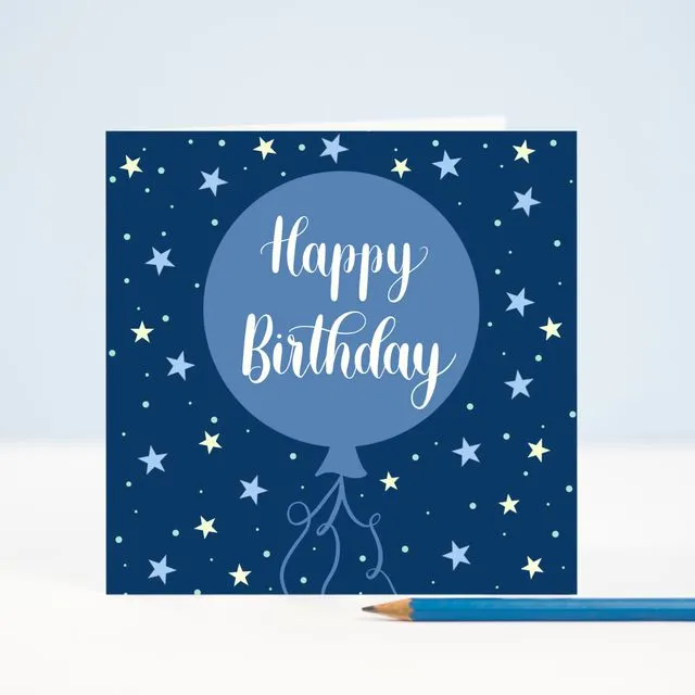 Hand Lettered Birthday Card
