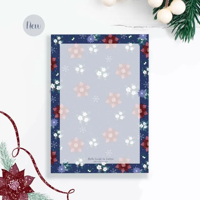 A6 Christmas Winter Time Illustrated Notepad