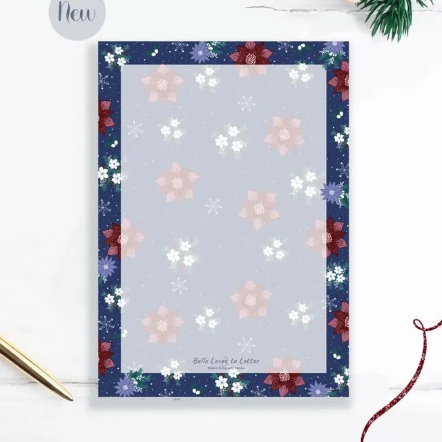 A5 Christmas Winter Time Illustrated Notepad