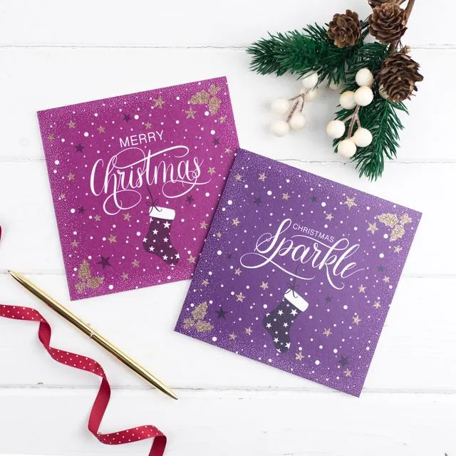 Christmas Sparkle Pack of Cards