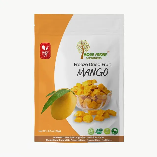 100% Pure Freeze Dried Mango Fruit, 0.7 oz