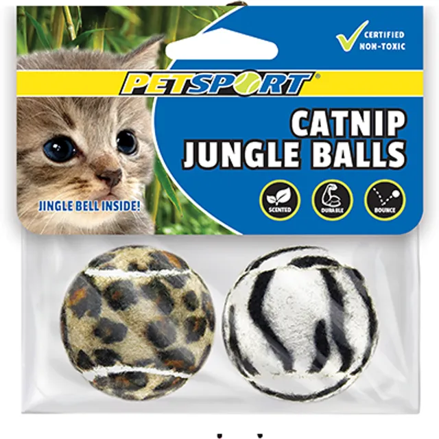 Catnip Jungle Balls 1.5" 2pk