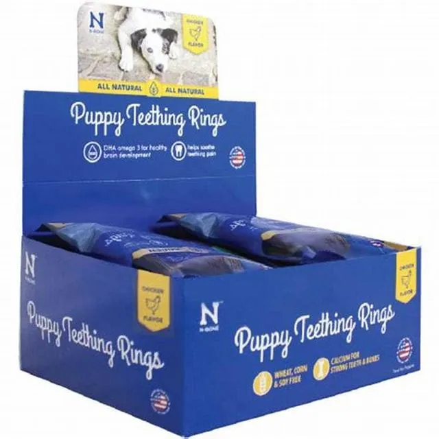 N-Bone PUPPY TEETHING RINGS® - Chicken Flavor