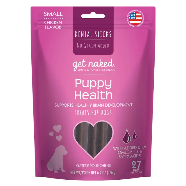 Get Naked PUPPY HEALTH Dental Sticks - SMALL