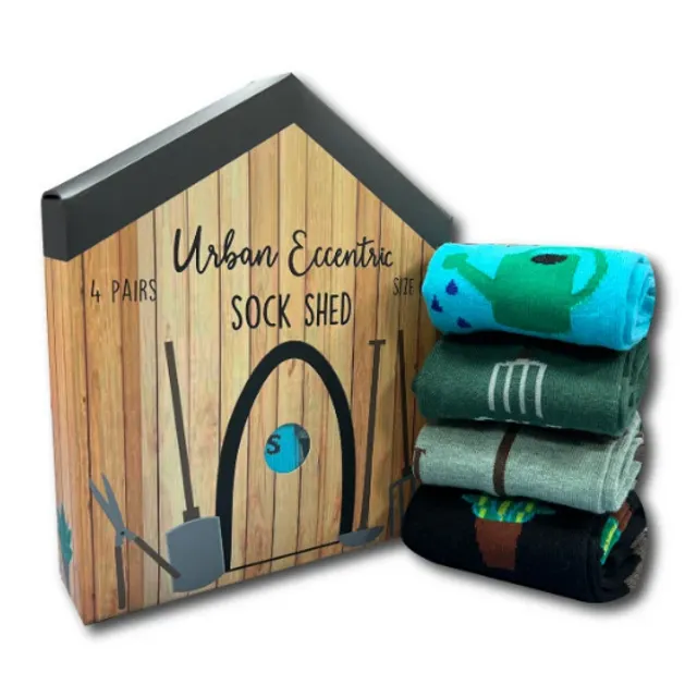 Unisex Gardening Shed Socks Gift Set