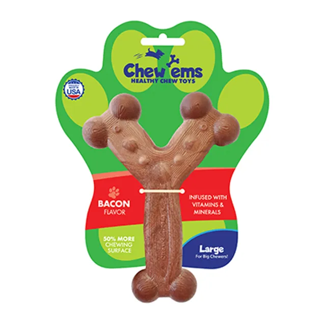 Chew’ems Non-Edible Bacon Flavored Bone
