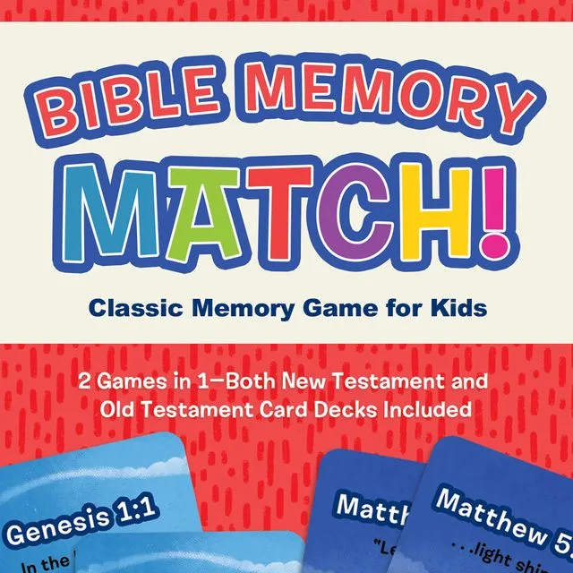 93697 Bible Memory Match! : Classic Memory Game for Kids