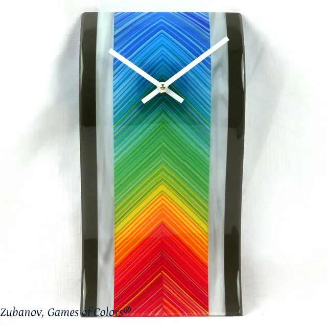 Wall clock "Rainbow time"