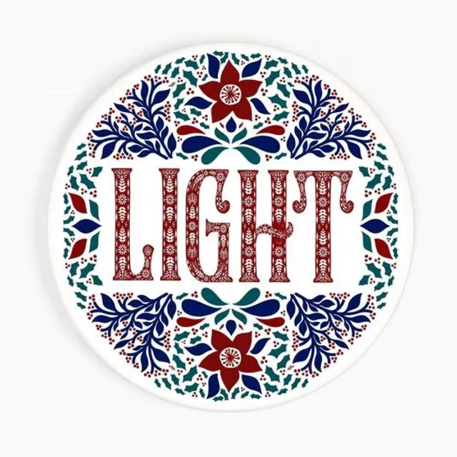LIGHT - Ceramic Coaster