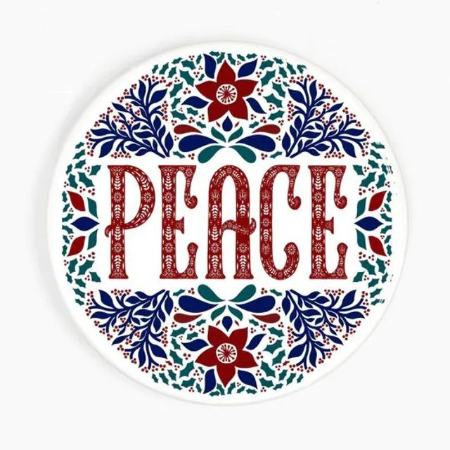 PEACE - Ceramic Coaster