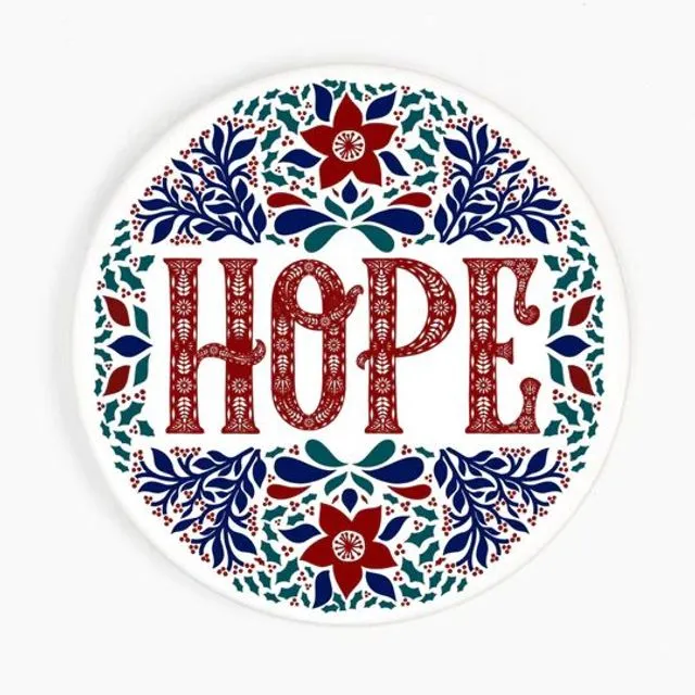 HOPE - Ceramic Coaster