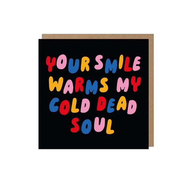 Your Smile Funny Love Greeting Card Pack of 6