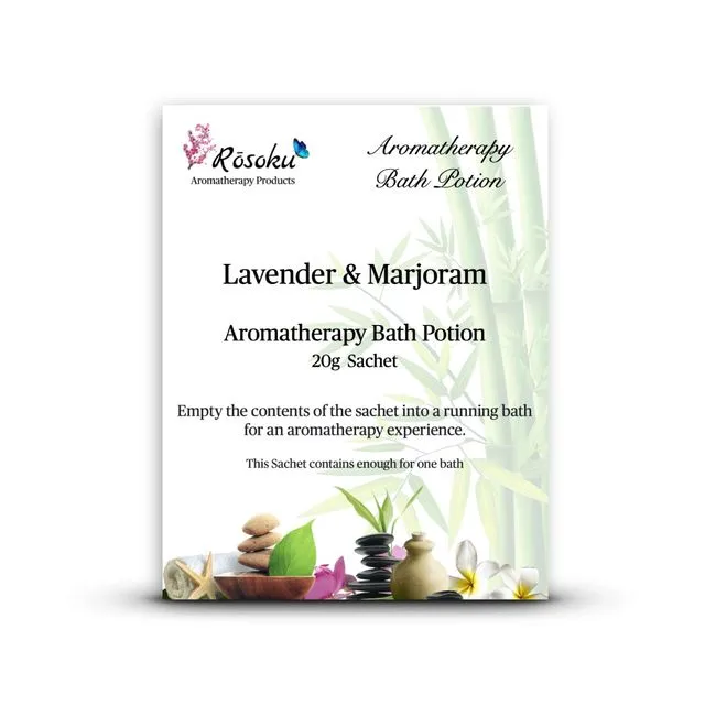 Lavender and Marjoram Bath Potion Sachet (20g)
