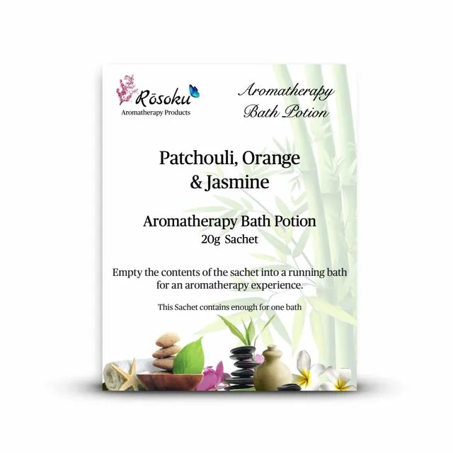 Patchouli, Orange and Jasmine Bath Potion Sachet
