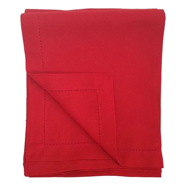 Red plain Tablecloth