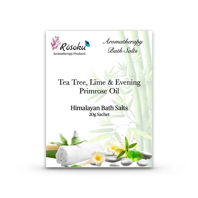 Tea Tree, Lime and Evening Primrose Oil Bath Sachet (DETOX)