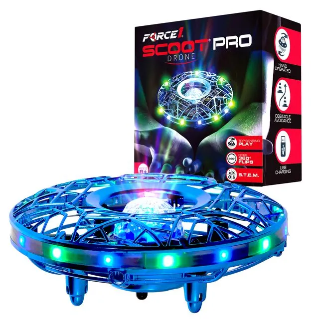 Force1 Scoot Pro Hand Operated Drone for Kids Adults