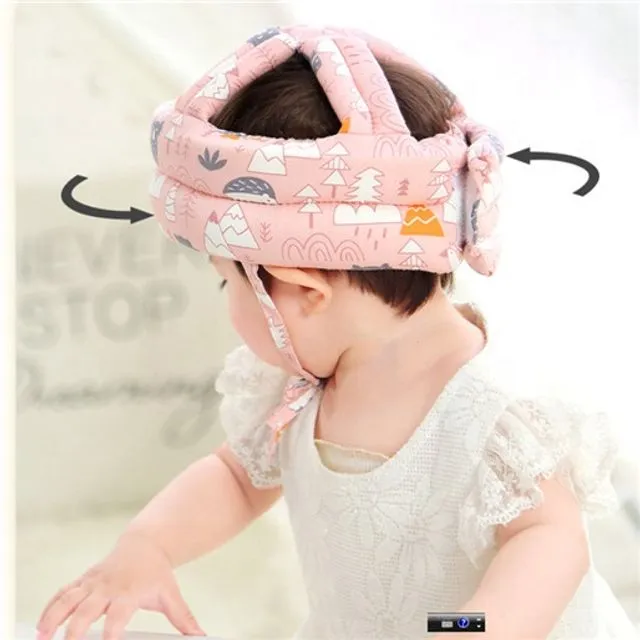 Cute Baby Safety Helmet Toddler Head Protection Adjustable Bumper - Mix & match Colors