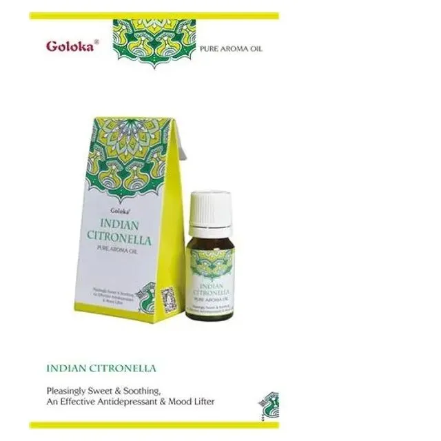 Goloka fragrance oil Indian Citronella 10ml
