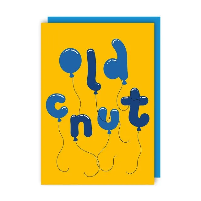 Old C**t Funny Birthday Card pack of 6