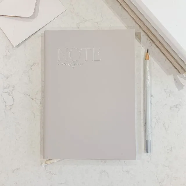 Note Beautiful: Soft Grey