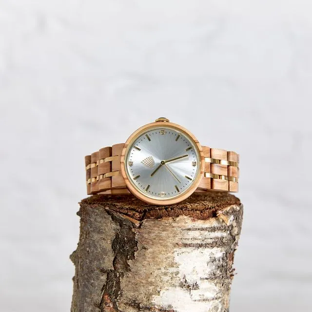 The Teak - Handmade Wood Vegan Watch