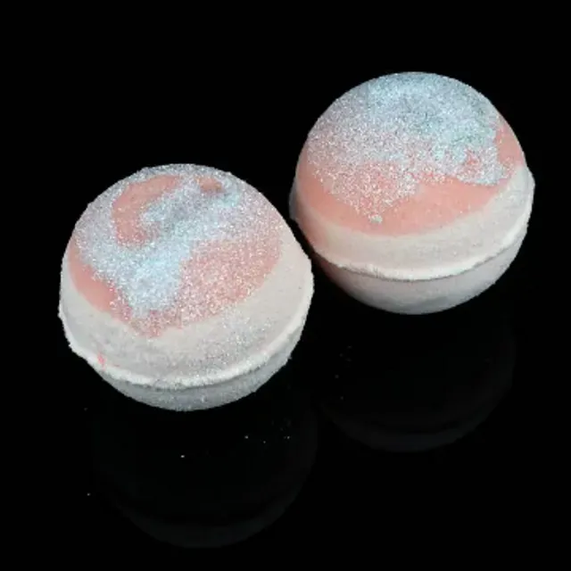 Clementine Fizz Glitter Bombs x 6 - Vegan - SLS Free - Cruelty Free - Plastic Free