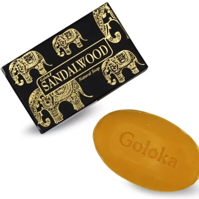 Goloka Sandalwood Natural Soap 12 pcs