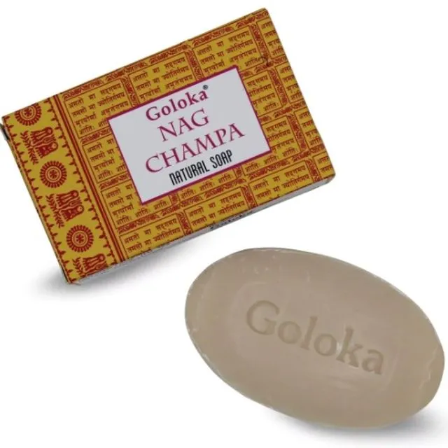 Goloka Nag Champa Natural Soap 12 pcs