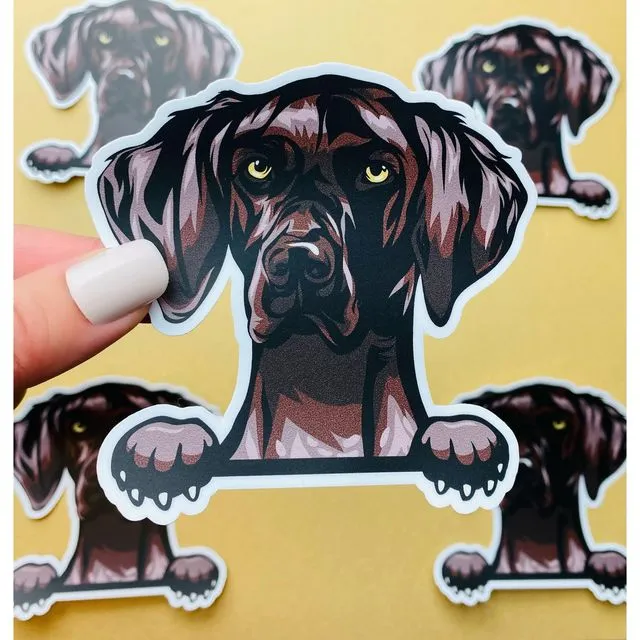 German Pointer Sticker German Shorthaired Pointer Decal Hunting Dog Sticker for Hunters